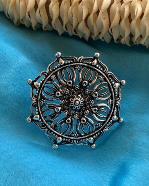 Classic Vintage Oxidized Ring