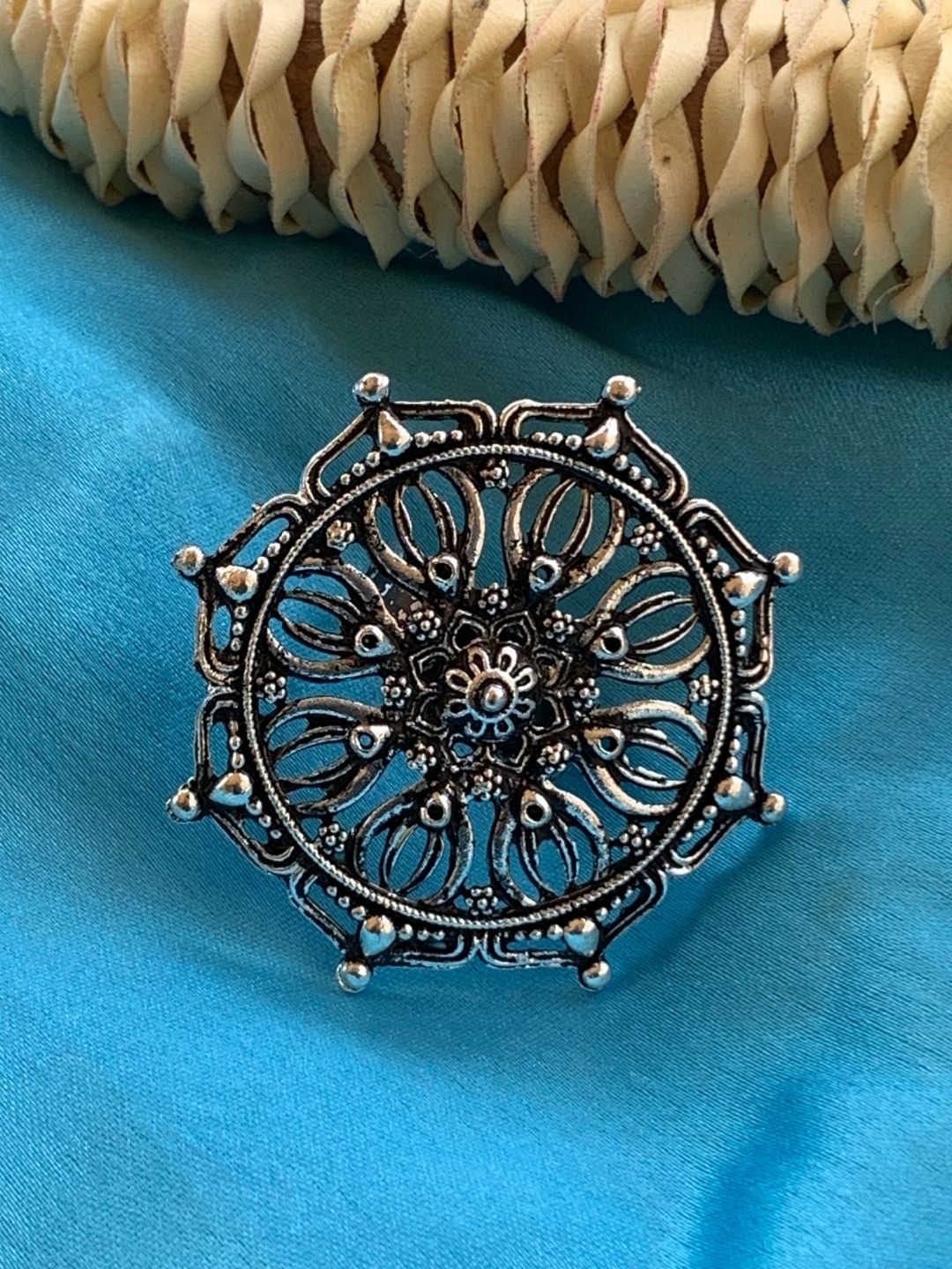 Classic Vintage Oxidized Ring