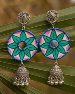 Trendy Fabric Danlger Earrings