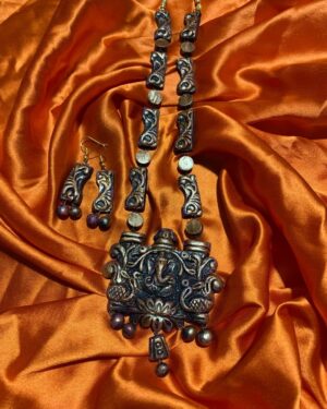 Antique Ganesha Terracotta