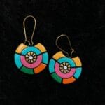 Colorful Clay Earing