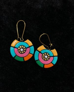 Colorful Clay Earing