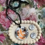 Round Floral Pendant Set