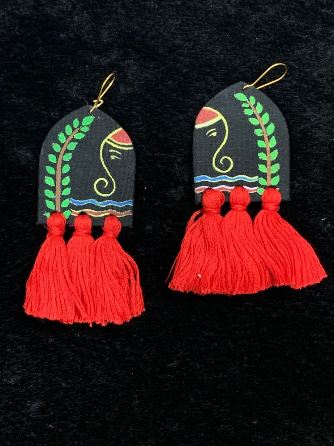 Tassel Tales Hand-Painted Neck-Piece - Image 3