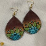 Clay Jewelry with Handpainted Design