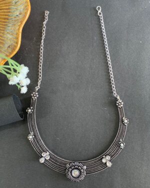 Royal Heritage Oxidised Jewellery Set