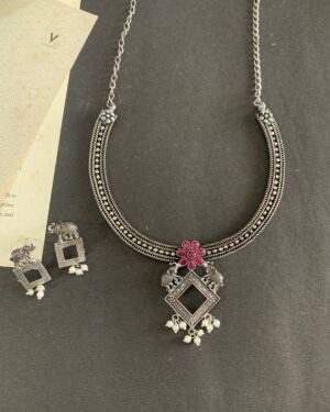 Oxidised Festive Jewellery Set