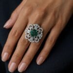 Emerald Premium Cocktail Ring