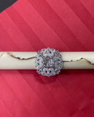 Classic Crystal AD Statement Ring