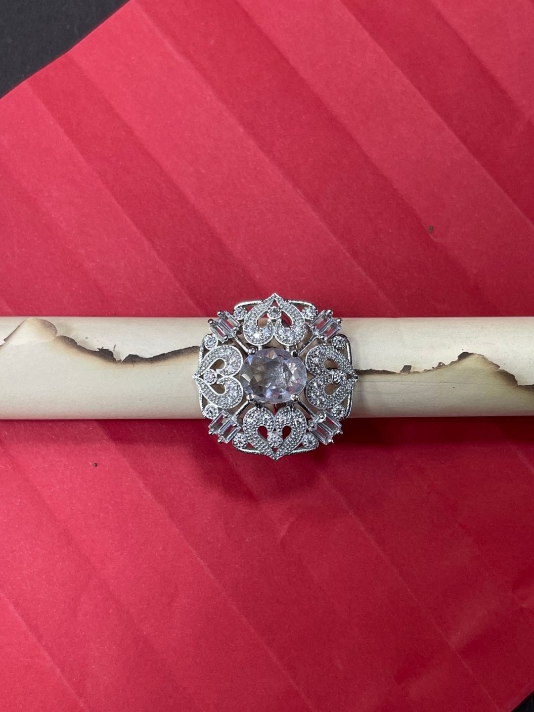 Classic Crystal AD Statement Ring