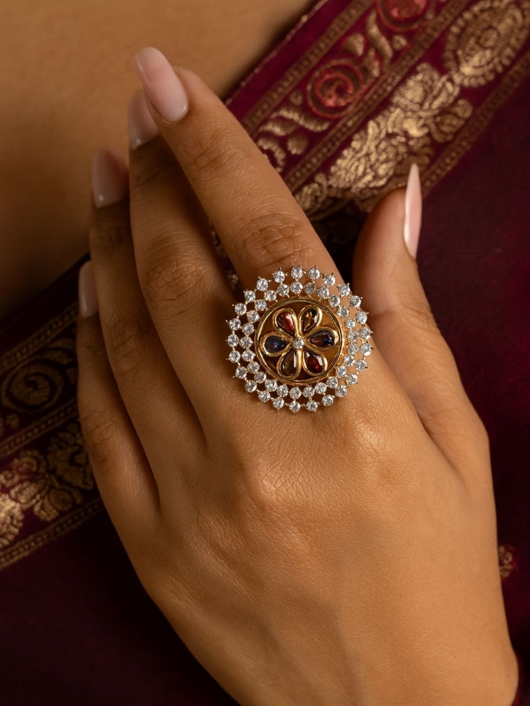 Floral Pink Accent Design