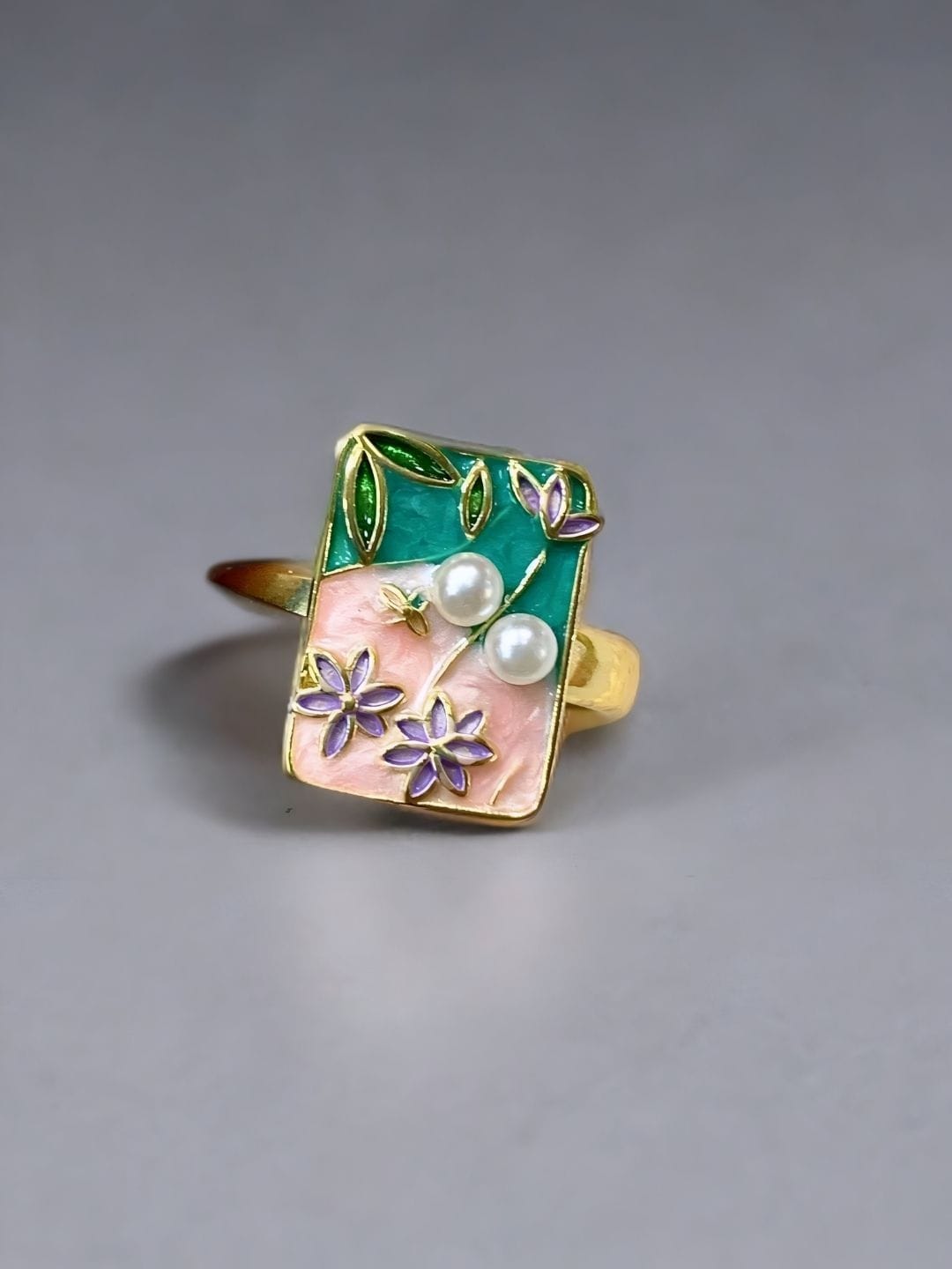 Dual-Tone Garden Story Ring - Image 4