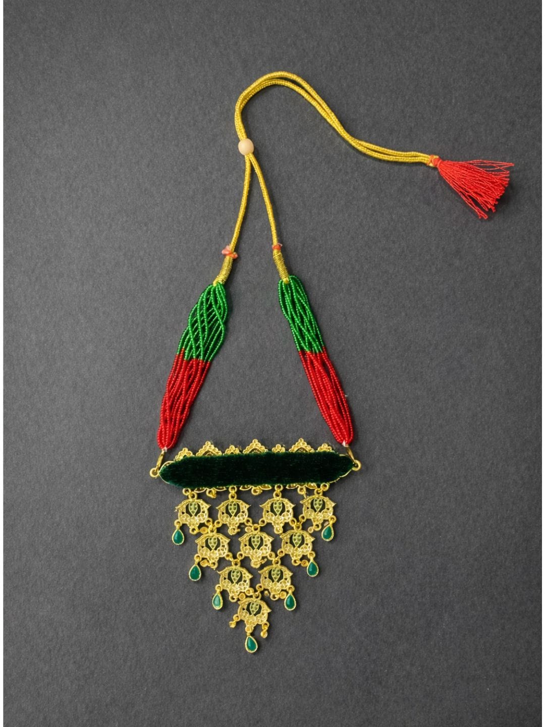 Traditional Rajputi Brass Necklace - Image 5