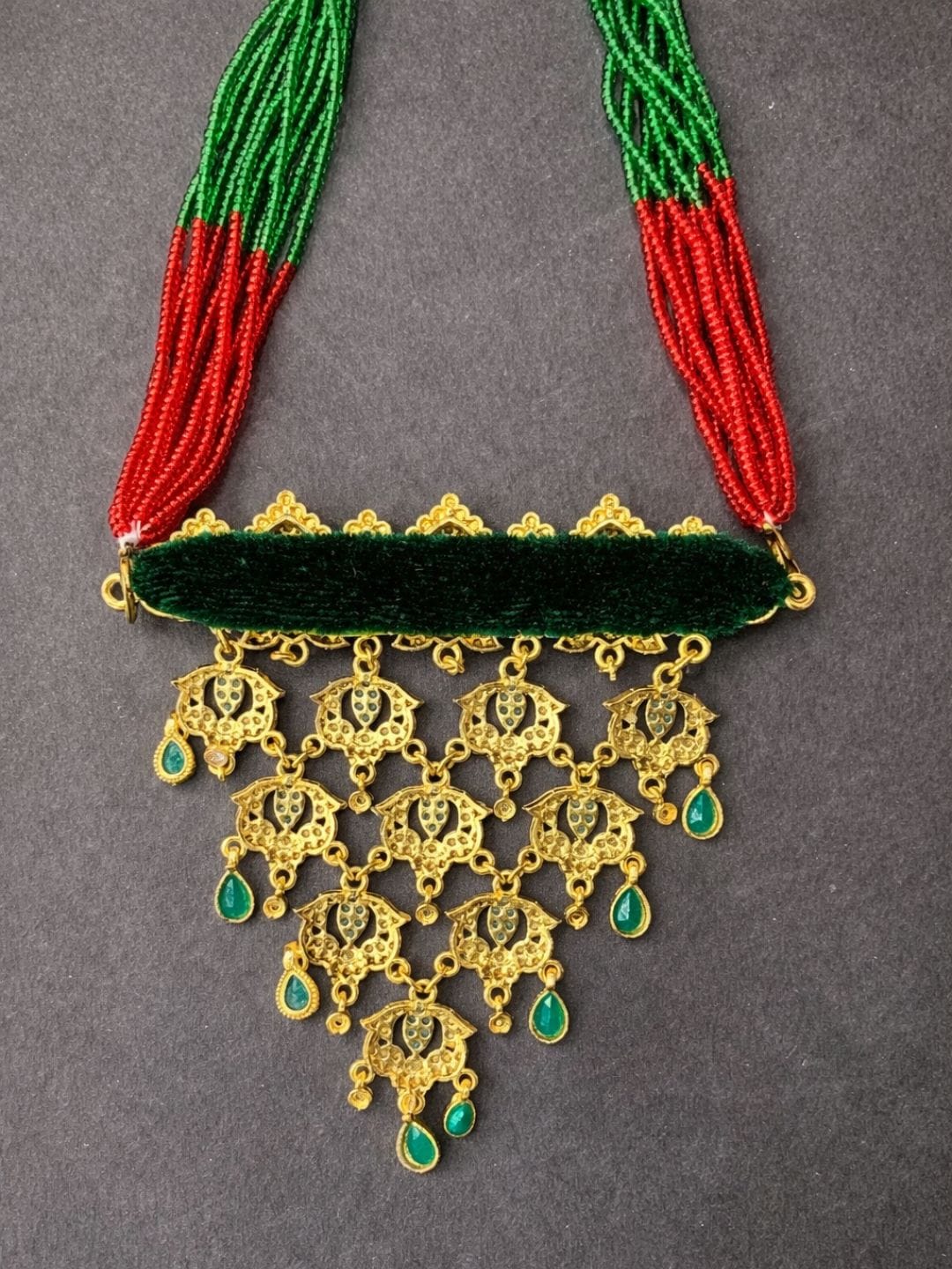 Traditional Rajputi Brass Necklace - Image 6