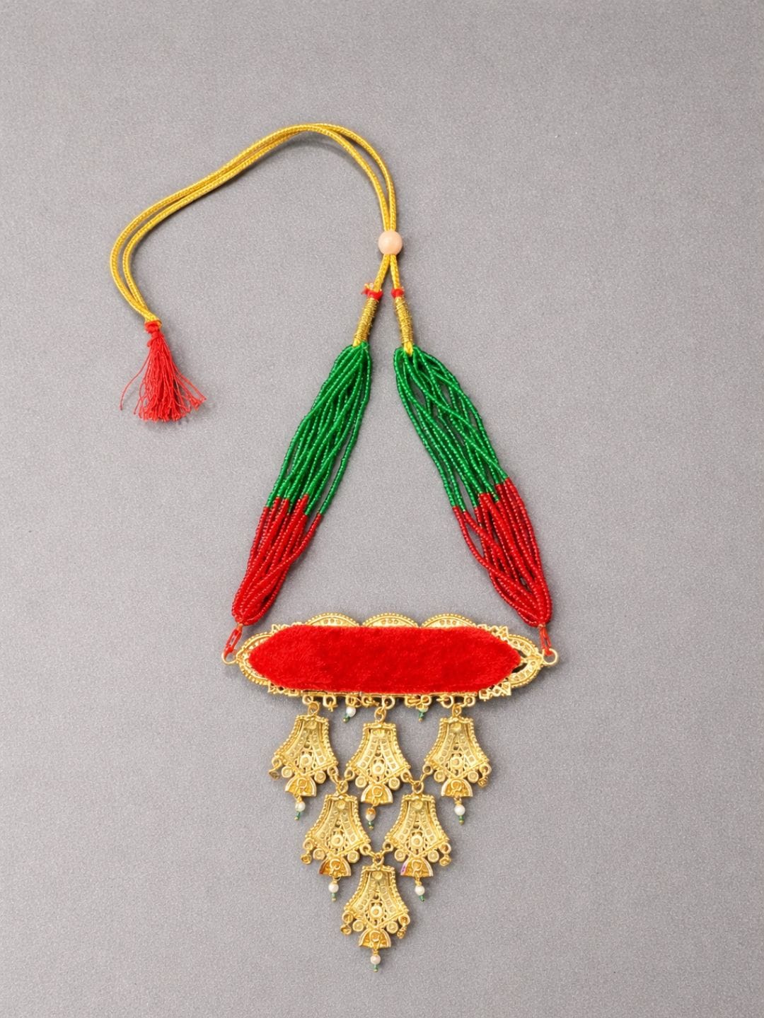Statement Kundan Polki Necklace - Image 4
