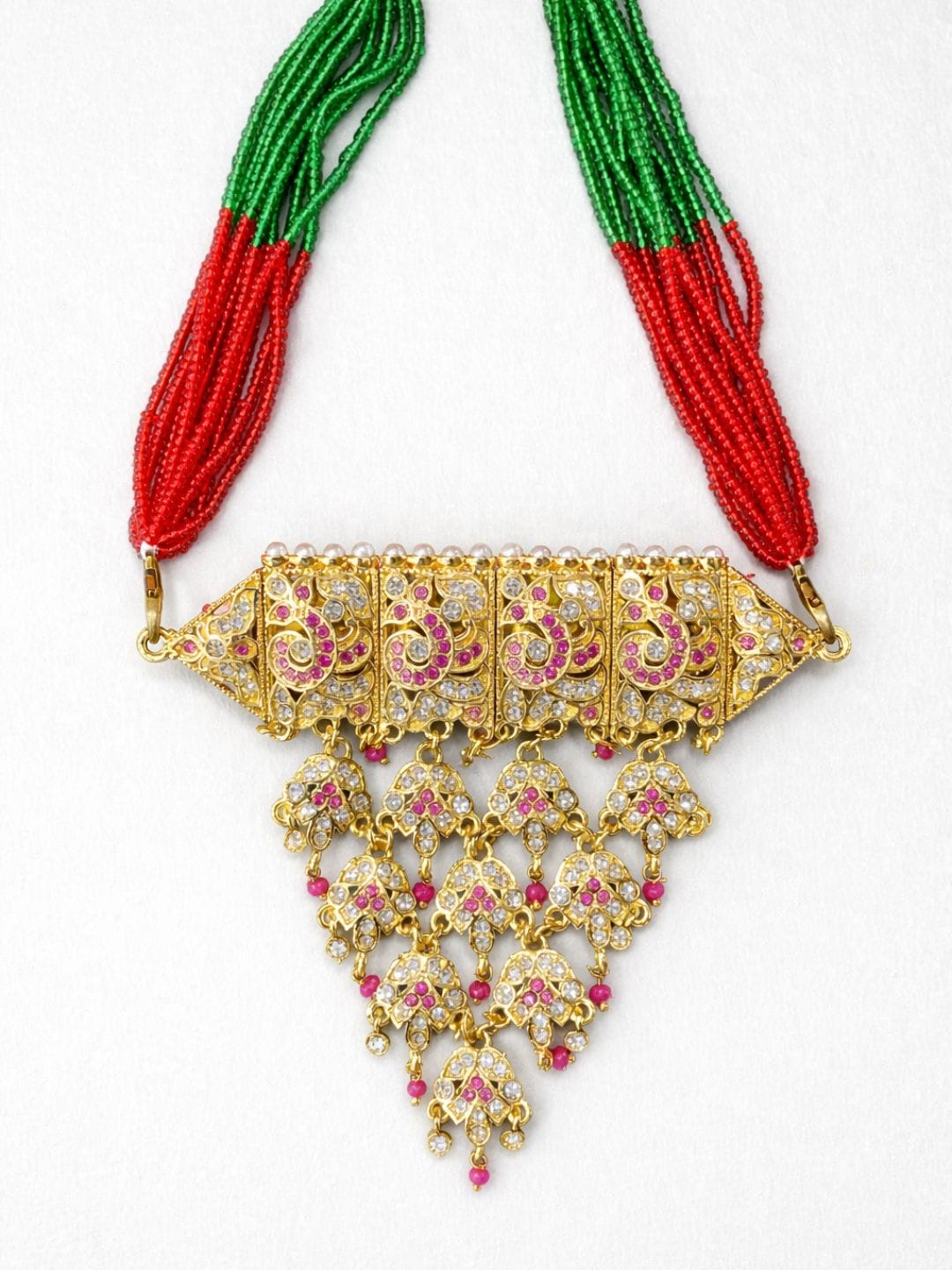 Rajasthani Kundan Polki Necklace - Image 6