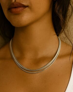 Triple Layer Chain Necklace